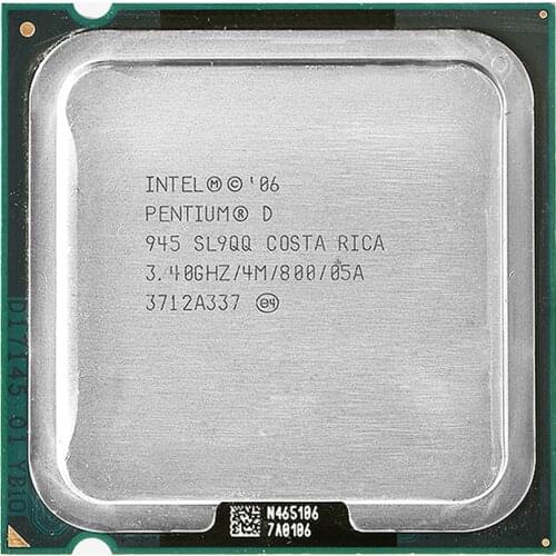 Intel Pentium D 945 Processor PD 945 intel D945 (3.4Ghz/ 4M /800GHz) Socket LGA 775 free shipping