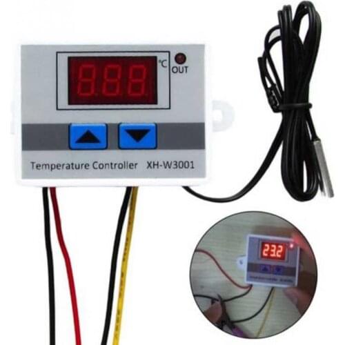 XH-W3001 Digital Temperature Controller Thermostat 220V 12V 24V Thermoregulator Aquarium Incubator Temp Regulator Heating Cool