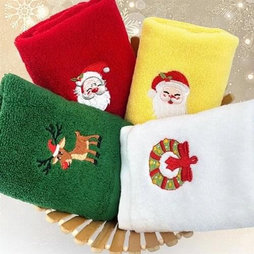 Xmas Face Washing Cloth Christmas Face Towel Christmas Towel Towel Cloth for Man Home Bathroom Woman