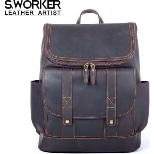 S.worker Men's Shoulder Backpacks