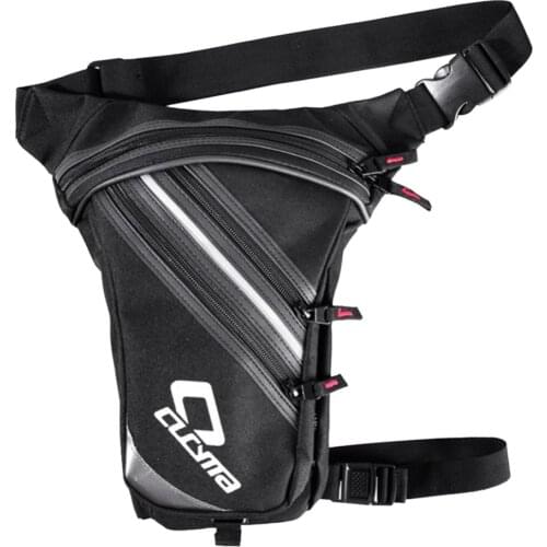 High Product Capacity Polyester Motorcycle Bike Racing Leg Bag Outdoor Thigh Bag Waterproof Black For Men Women Kids