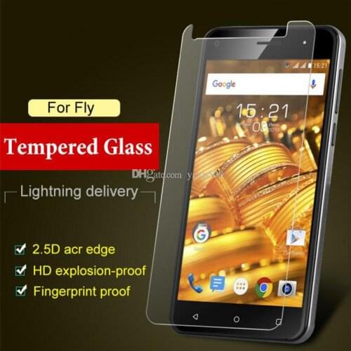 2pcs for Fly FS454 FS452 FS451 Nimbus 8 2 1 tempered glass screen protector explosion-proof for Fly IQ443 Trend