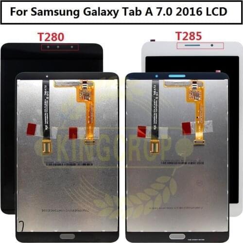7 inch for Samsung Galaxy Tab A 7.0 2016 SM-T280 SM-T285 T280 T285 LCD Display Touch Screen Digitizer Assembly Tablet PC Parts