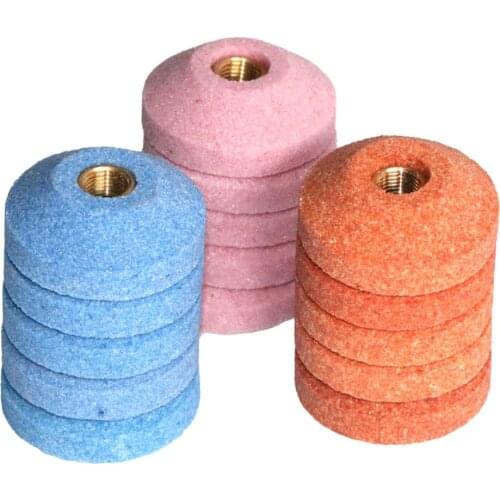 10Pcs 30mm Grinding Wheel Cup Surface Polishing Stone Wheel For Air Micro Grinder Pneumatic Abrasive Stone Point Polishing Head