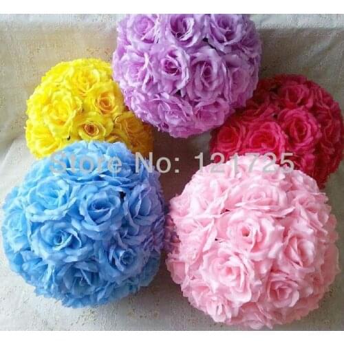 30CM artificial flower ball supermarket decoration wedding supply