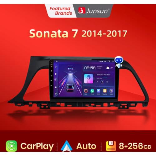 Junsun V1 2G+32G Android 10.0 RDS For Hyundai Sonata 7 2014-2017 Car Radio Multimedia Video Player Navigation GPS 2 din dvd