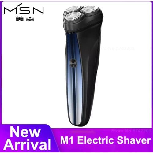 Youpin MSN Electric Shaver Electirc Razor for Men M1 Black 3D Floating Smooth Veneer Ultra-thin Triple Blade Knife Waterproof