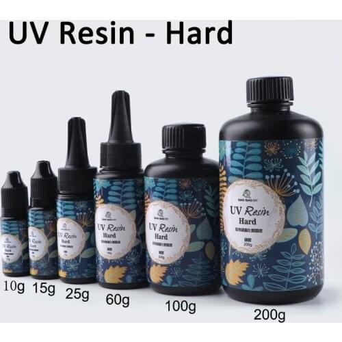 10-200g Liquid Epoxy Resin UV Resin Curing Quick-drying Hard Clear Sunlight Transparent Resin for Jewelry Making Glue DIY