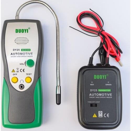 Beyisi DY25 Cable Tracker Automotive Short Open Circuit Finder Tester Car Circuit Scanner Open & Short Dc Circuit Tester EM415