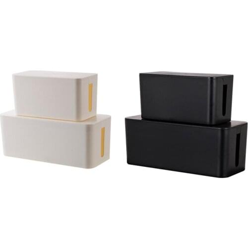 2 Size Cable Storage Box Power Socket Removable Cover Cable Tidy Box Power Switch Easy to Heat Emission Junction Box