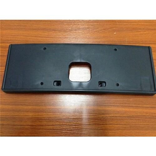 STARPAD For Mazda M6 front license plate frame mounting plate,Black soundproof waterproof plastic pad,1PCS