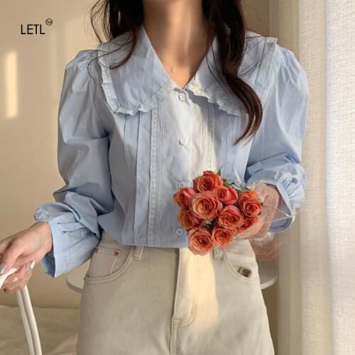 Женские рубашки LETL China At AliExpress