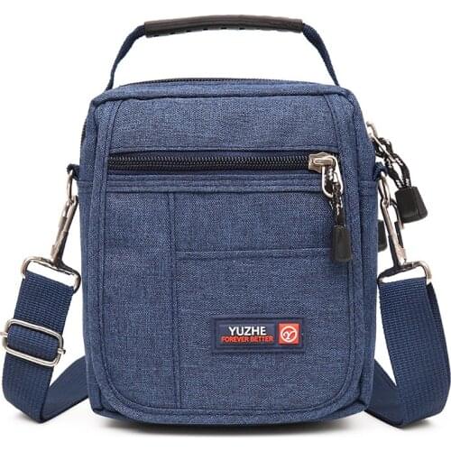 Hot sale 2020 Fashion Mens Shoulder Bag Mens Nylon Cloth Bag Male Small Crossbody Bags for Men Messenger Bag Nylon Handbags