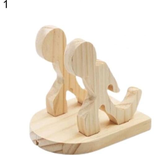 Mobile Phone Holders Universal Wood Phone Holder Elephant Deer Desktop Cellphone Bracket Mount Stand Mobile Phone Accessories