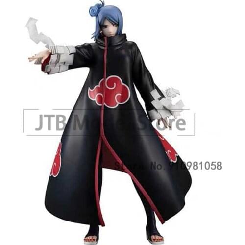 Naruto Shippuden Anime Action Figure Angel Akatsuki Konan Figma Model 22cm PVC Statue Collectible Desktop Decoration Gift Toys