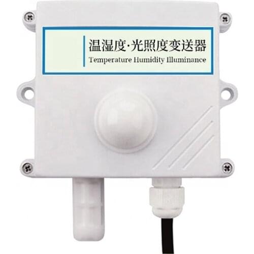 Wall mounted Air temperature and humidity illumination 3 in 1 RS485 wifi gprs lora lorawan compact weather station