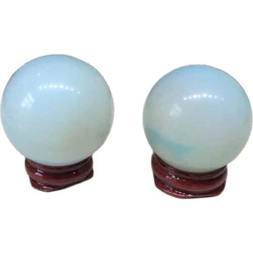 New arrivals crystals spheres healing stones gemstone white opal quartz crystals ball for home decoration