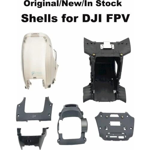 Original DJI FPV Body Shell Part - Upper/Top Cover Middle Frame Module Bottom/Protective Shell Spare Parts for Replacement