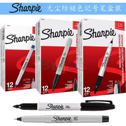Sharpie Permanent Marker, Fine Point, 30000 Series By Sharpie, Proudly Permanent Ink Marks on Paper, Plastic, Metal