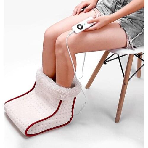 Portable Electric Warm Foot Warmer Washable Cosy Heated Massager 5 Modes Heat Settings Footwarmer Cushion Thermal Appliances