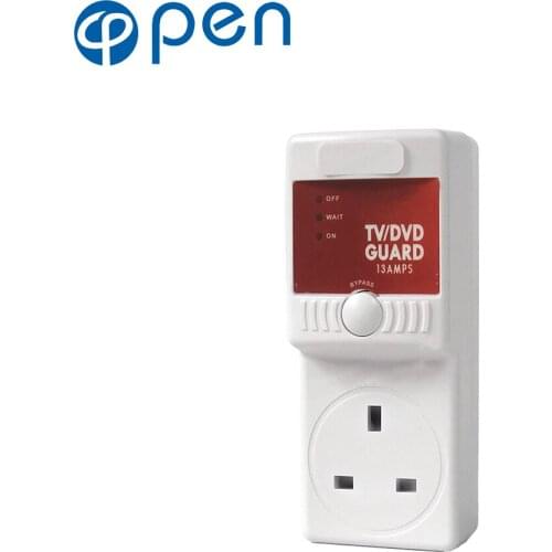 UK standard Socket 5A 13A AVS Guard Over-Voltage Protector High Voltage Spike Surge Safeguard for Electronic Equipment