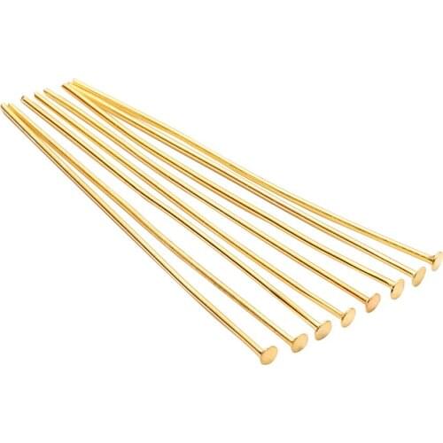 RWJ013 Wholesale 100 PCS High Quality Needle Gold Electroplated Needle DIY Handmade Accessories Needle For Jewelry Making