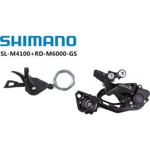 Shimano Deore SL-M4100 RD-M4120 SGS RD-M5120 SGS M6000 Shifter Middle Cage Long Cage MTB Bike Bicycle Rear Derailleur 10 Speed