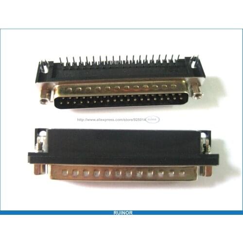 12 Pcs D Sub 37 Pin Male Connector Right Angle 2 Rows New