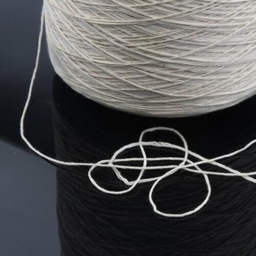 Knitting Rope 30m/lot Cotton Knitted Cords Diameter 1mm Natrual White Cotton Knitting Rope DIY for Jewelry Components