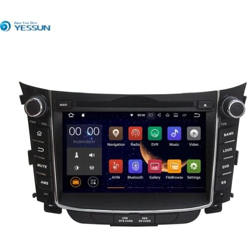 Yessun For Hyundai I30 2011~2013 Android Multimedia Player System Car Radio Stereo GPS Navigation Audio Video