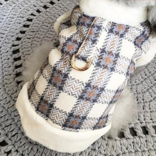 Pet Winter Coat Dog Clothes Harness Vest Small Dog Costume Outfit Cat Chihuahua Yorkies Clothing Pomeranian Schnauzer Pug Jacket