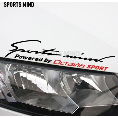 10 Pieces Sports Mind Car Styling On Car Lamp Eyebrow Automobiles Car Sticker For skoda octavia a5 exterior accessories