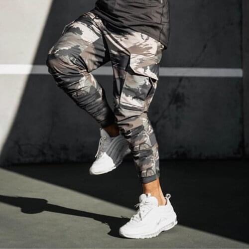 2021 Men Cargo Pants Camouflage Multi-Pocket 2020 Fitness Fashion Joggers Sweatpant Hip Hop Casual Male Trousers