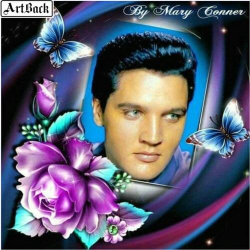 5d diy diamond painting Elvis Presley pictures full square drill diamond embroidery 3d diamond mosaic crafts wall stickers gift