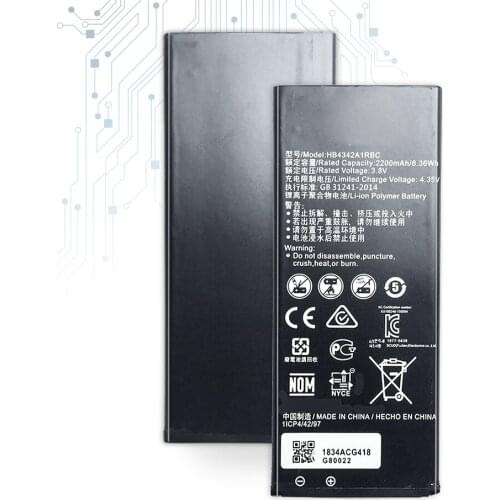 Battery for Huawei honor 4A honor 5A LYO-L21 y5II Y5 II Ascend 5 Y6 SCL-TL00 CUN-U29 Battery 2200mAH HB4342A1RBC with Track NO