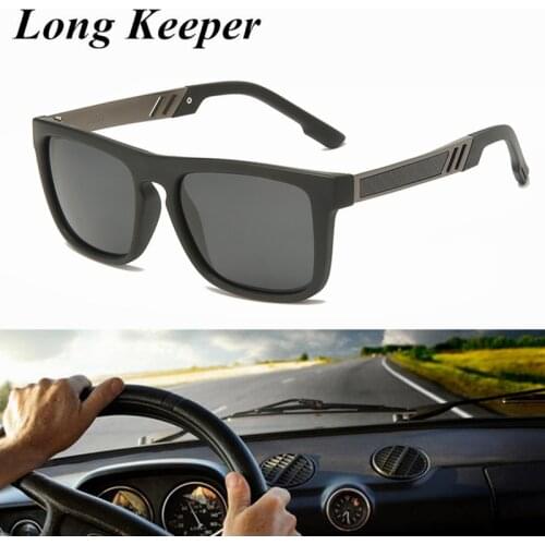 Brand Design Retro Classic Polarized Men Women Sunglasses Driving Fishing Square Shades TR90 Sun Glasses For Male Eyewear UV400