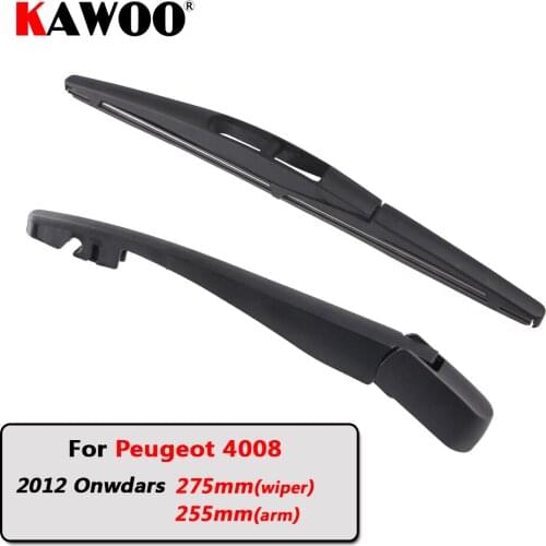 KAWOO Car Rear Wiper Blade Blades Back Window Wipers Arm For Peugeot 4008 Hatchback (2012 Onwards) 275mm Auto Windscreen Blade