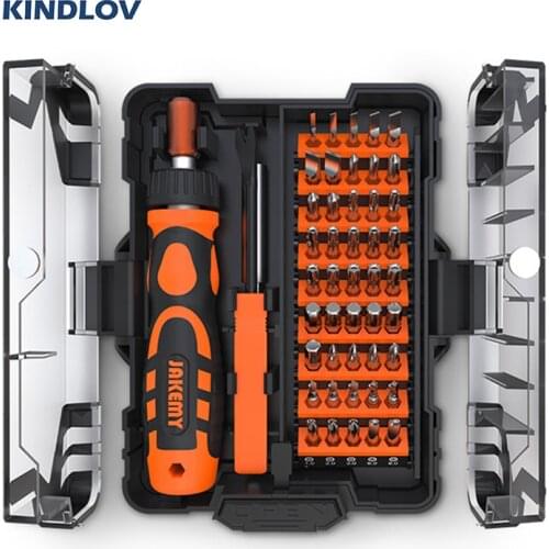 KINDLOV Ratchet Screwdriver Set 49 In 1 Screw Driver Tool Kit Magnetic Torx Phillips Screwdriver Bits Ratchet Handle Hand Tools