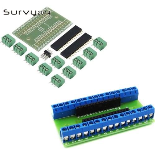 NANO V3.0 3.0 Controller Terminal Adapter Expansion Board NANO IO Shield Simple Extension Plate For Arduino AVR ATMEGA328P
