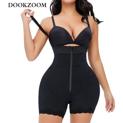 Butt Lifter Shapewear Full Body Shaper Underwear Fake Buttocks Hip Pads Enhancer Brief Straps Slimmer Waist Trainers Postpartum