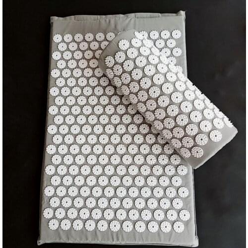 Yoga Mat Massager Pillow Foot Massage Cushion Acupressure Mat Relieve Stress Pain Acupuncture Spike Massager