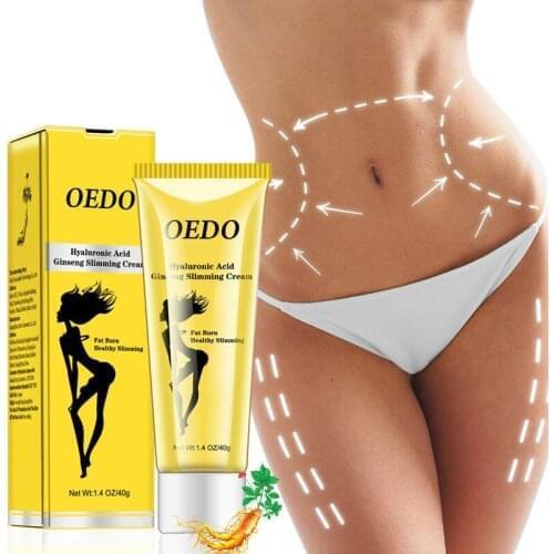 Hyaluronic Acid Ginseng Slimming Cream Reduce Cellulite Lose Weight Burn Fat Slim Gel Body Shaping Massage Creams Health Care