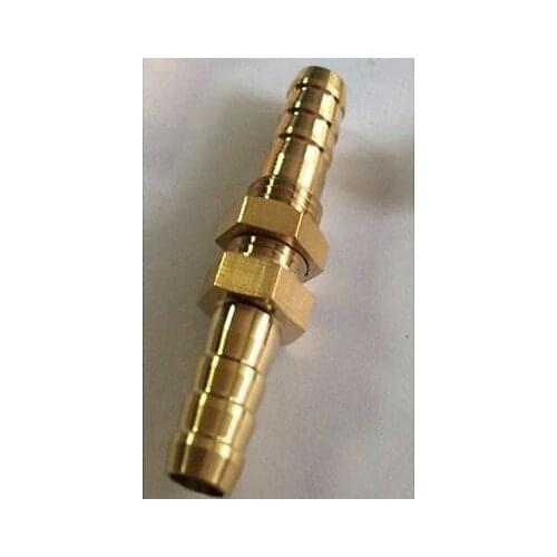 Hose Barbed Bulkhead Brass Pipe fitting Connector For 10mm I/D Hose water air fuel