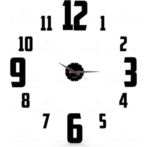 GuzelArt Caph Wall Clock v1 Living room wall clock, Bedroom wall clock, Kitchen Wall Clocks Executive Room Wall Clock