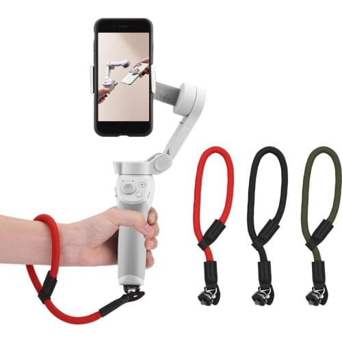 Nylon Safety Lanyard Hand Strap with 1/4 inch Screw Wristband for DJI OM 4 Osmo Mobile 3 Handheld Gimbal Stabilizer Accessories