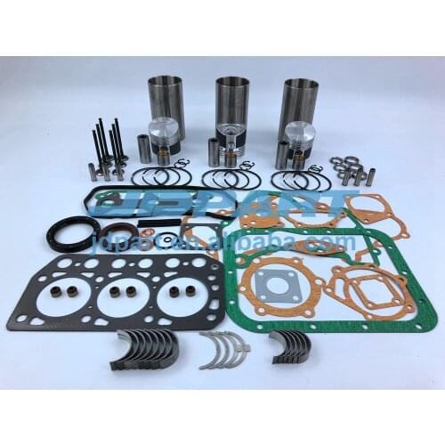 New K3D Overhaul Kit Piston Rings Bearing Set Full Gasket Kit Engine Valve For Mitsubishi