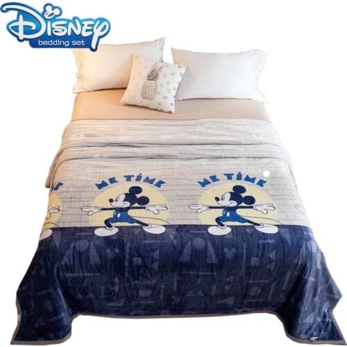 Blanket Cartoon Mickey mouse Frozen Elsa 3D Flannel Fleece Blankets Bedspread For Kids Boys Girls Bedspread Couch Quilt Cover