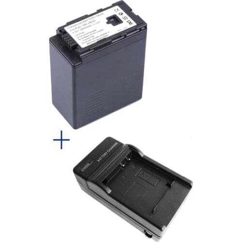 Wholesales 1pcs 5800mAh Li-ion vw-vbg6 vw vbg6 vwvbg6 Battery +Charger For Panasonic AG-AC130 AG-AC160,for Panasonic accessories