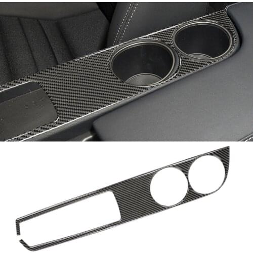 For Lexus is250 2013 - car carbon fiber water cup panel decoration sticker, left hand drive