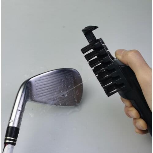 Durable Golf Club Cleaning Brush, Irons Groove Cleaner Brush with Removable Spray Water Bottle for Golf Club Maintenance Tool